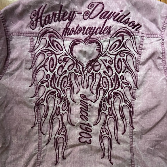 Harley-Davidson long sleeve button down - Picture 5 of 6